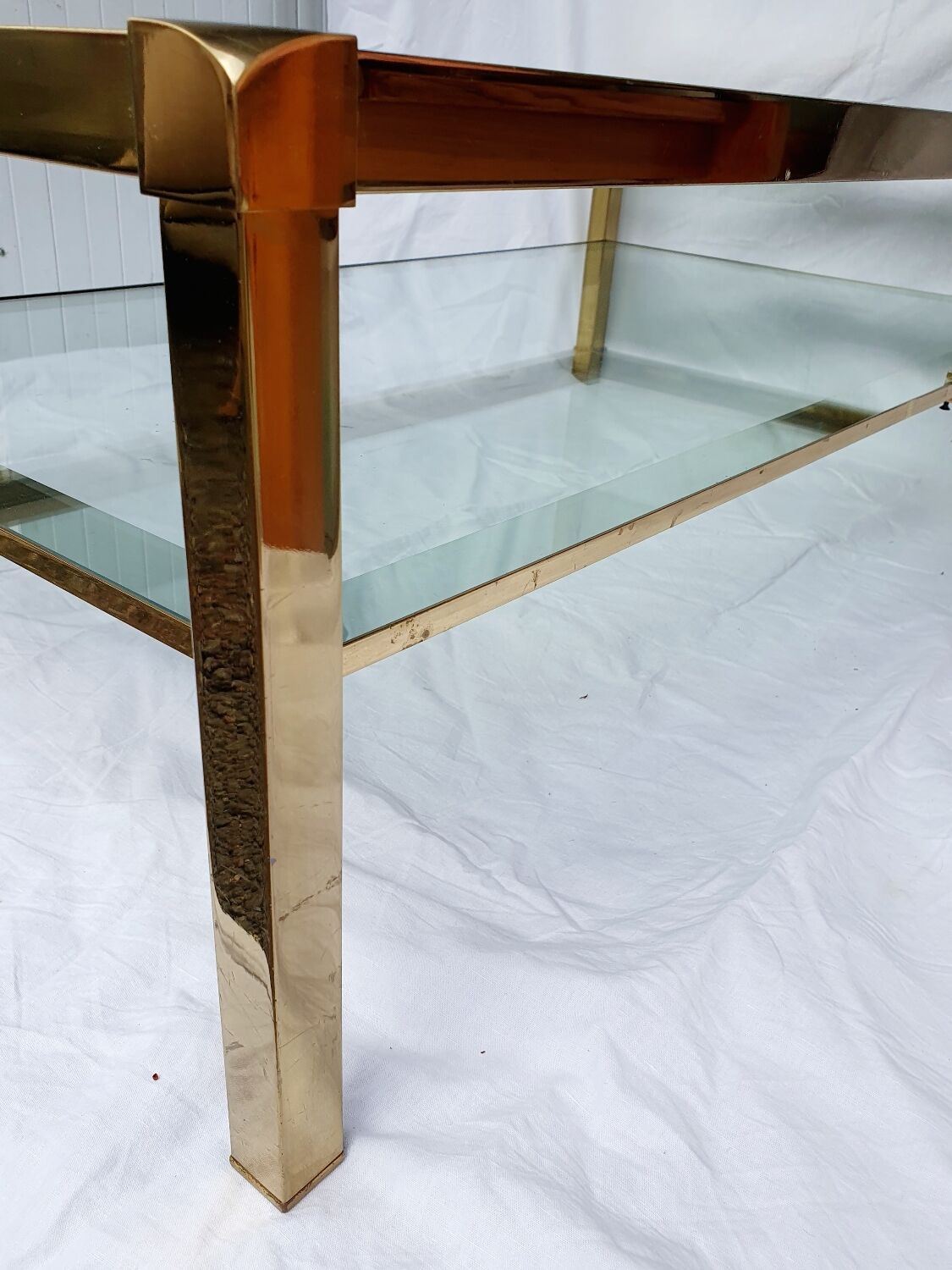 Mara coffee table double trays Italy