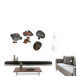 Set of brutalist wall sculptures signed B + D, circa 1965–1975.