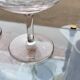 Set de 7 coupes à champagne en verre soufflé
