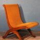 Paire de fauteuils chauffeuses vintage