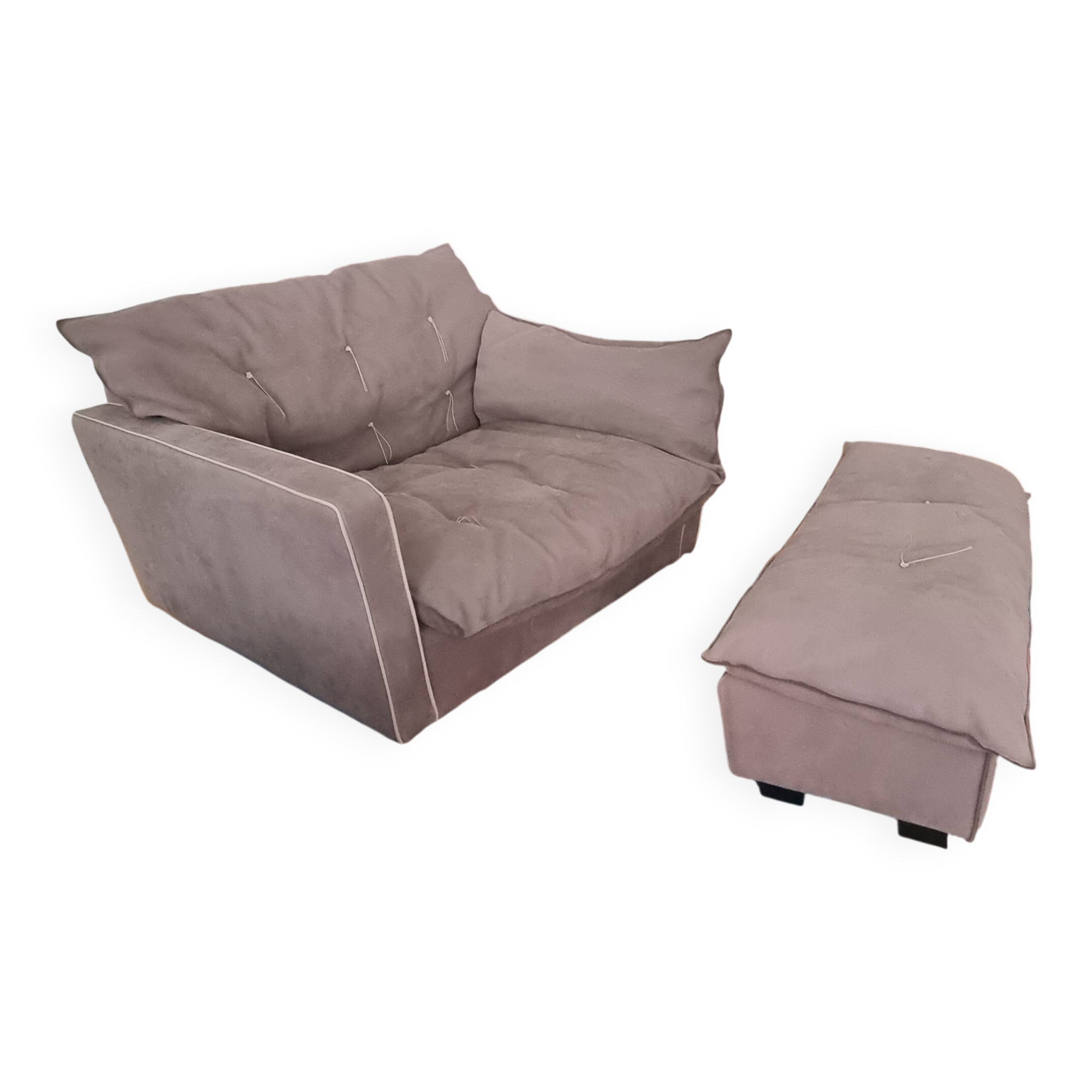 Sorrento Baxter Taupe Grey Armchair