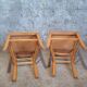 8 Bistro Chairs including 2 Authentic 1950s Solid Beech Luterma Chairs