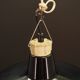 Black pendant lamp, Danish design, 1960s, production: Denmark