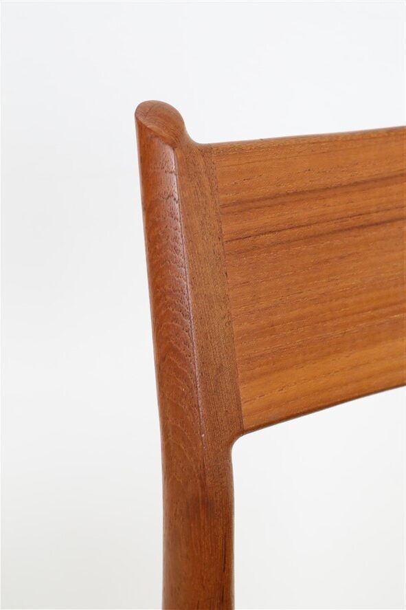 High-quality “418” chair by Arne Vodder for Sibast / teak / genuine leather / Mid-Century Danish Modern design / 1960s