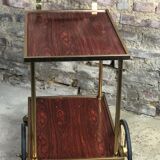 Brass and formica 60's rolling table