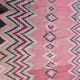 Tapis kilim ancien dans des tons rose