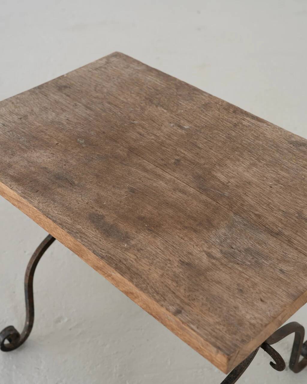 Early 20th century wrought iron side table