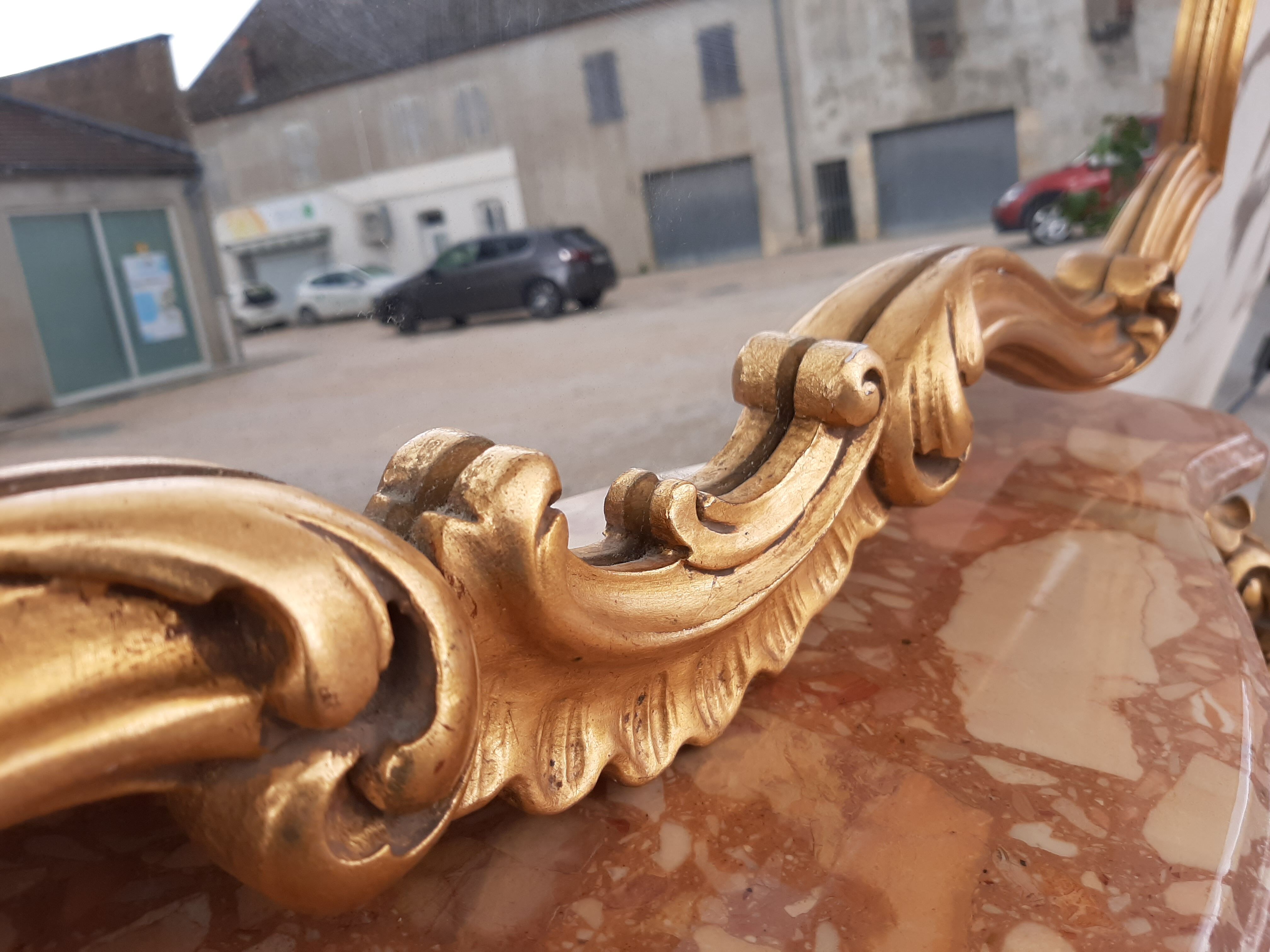 Miroir Baroque style Louis XV coquille