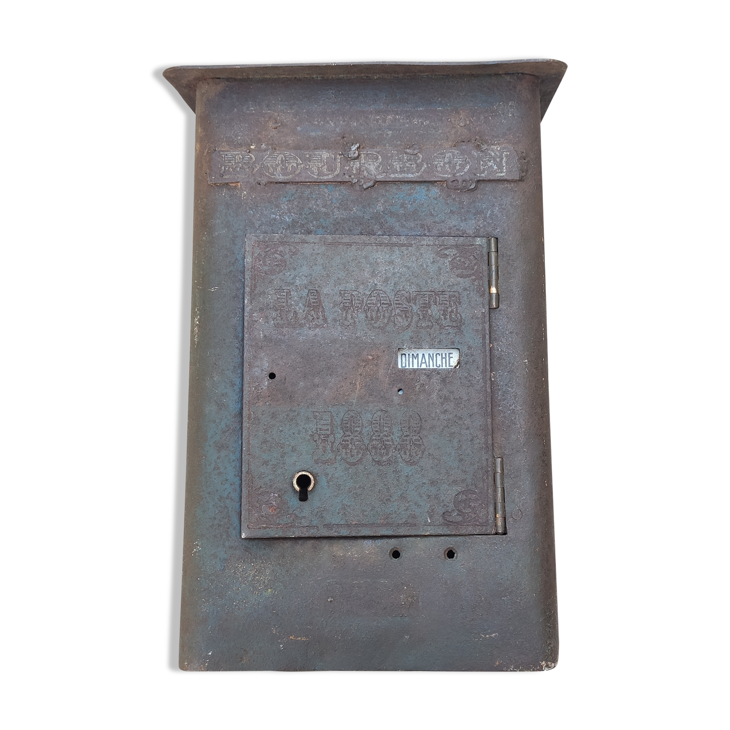 Mailbox, post office 1888, museum, reunion island