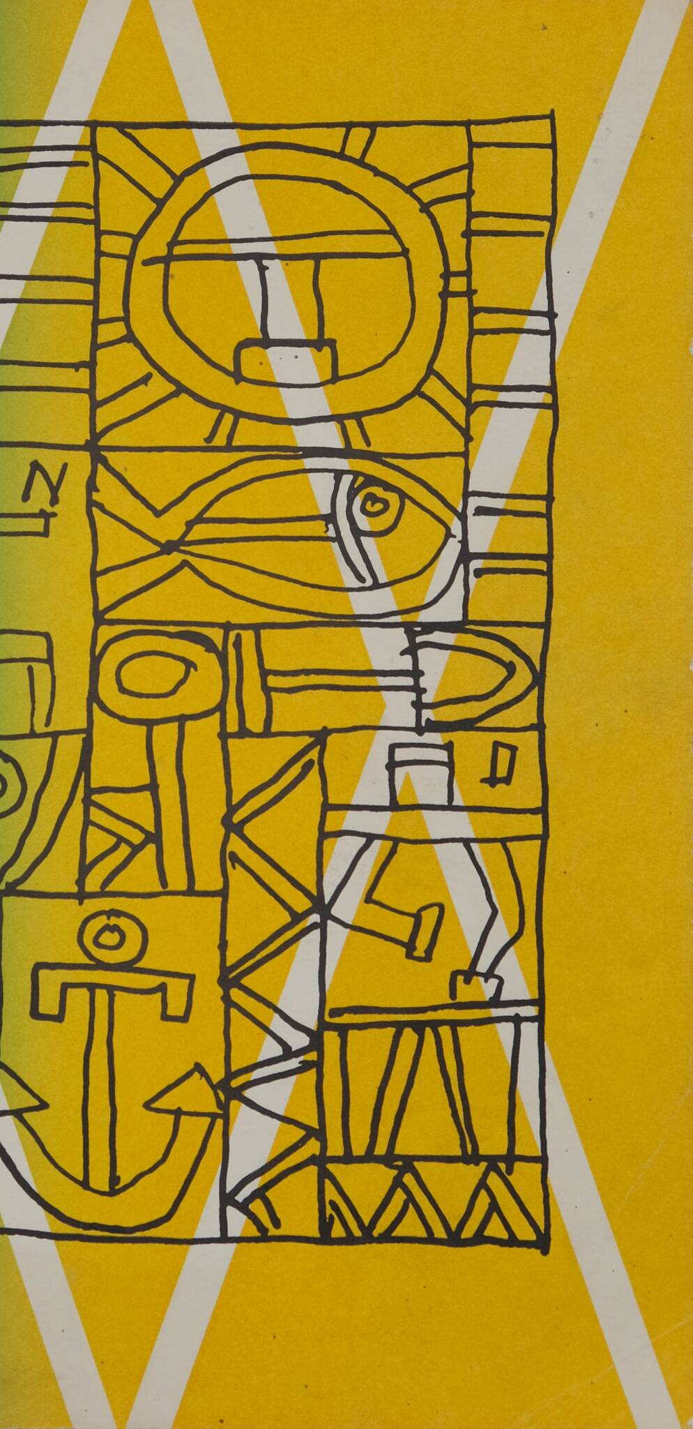 Joaquín torres garcia: the hold of the boat - original lithograph