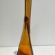 Vintage, brown, handmade soliflore vase S.T.E.L.V.I.A., Italy