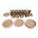 Set of stoneware dishes