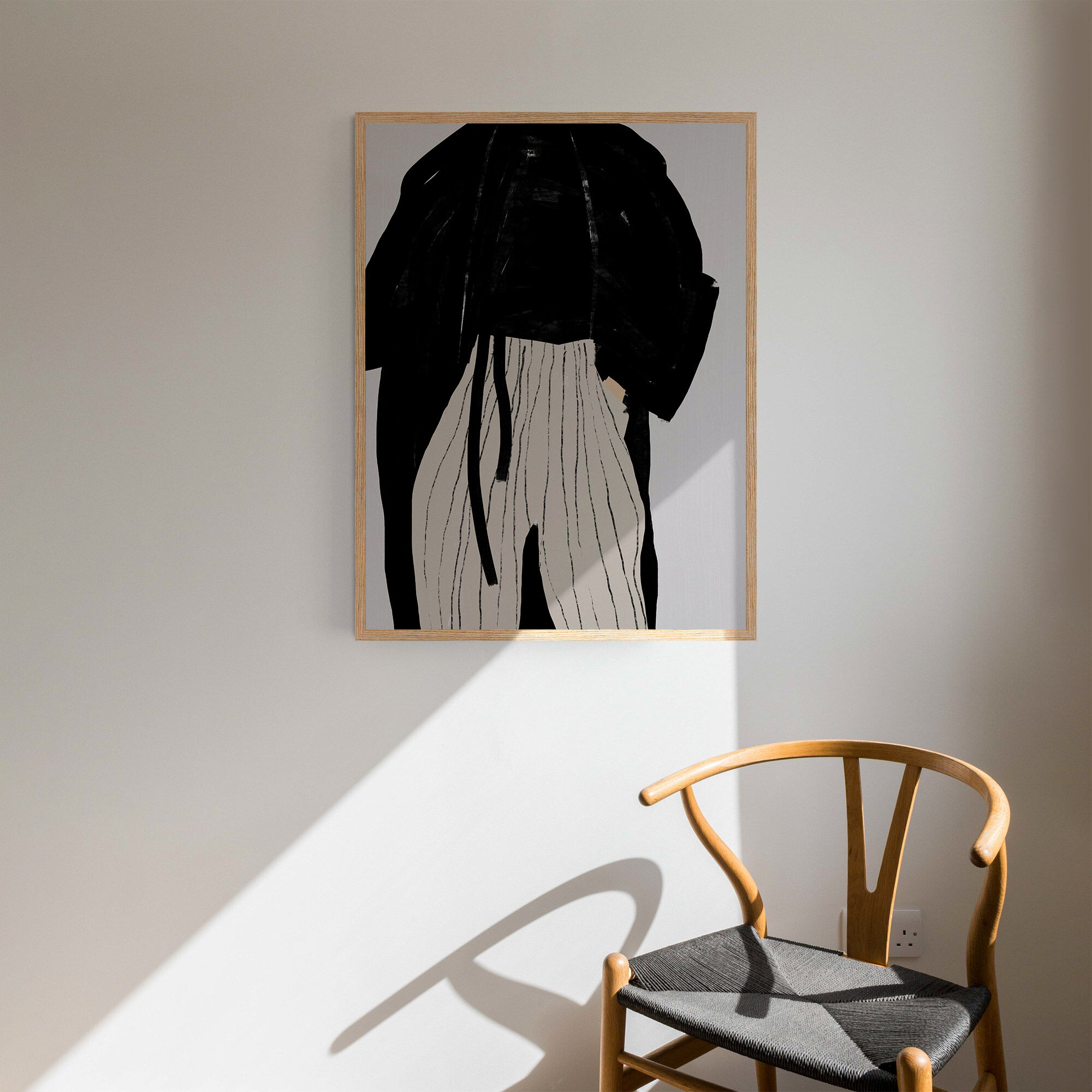 Female figure giclee art print, 50x70cm