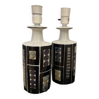 Paire de lampes royal copenhagen