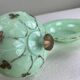 Jade green opaline bonbonnière