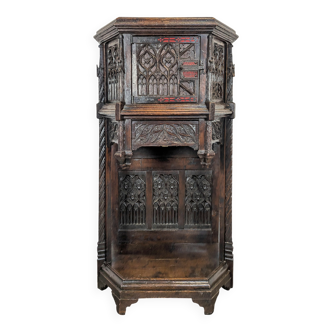 Neo-Gothic oak sideboard