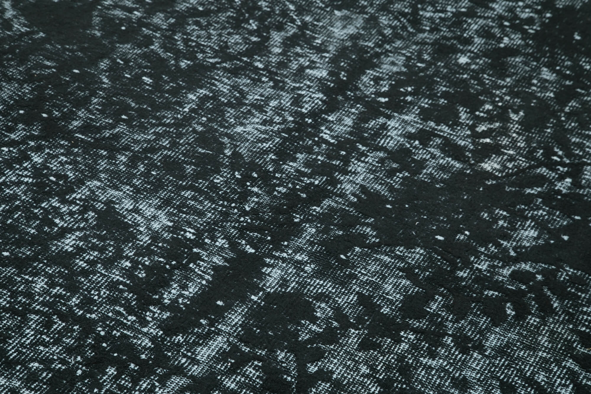 Hand-knotted vintage turkish 1980s 170 cm x 290 cm black rug