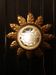 Gold metal wall sconce with cut glass in Hollywood Regency style from the 1960s.
