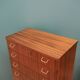 Commode en acajou, design scandinave, années 1970