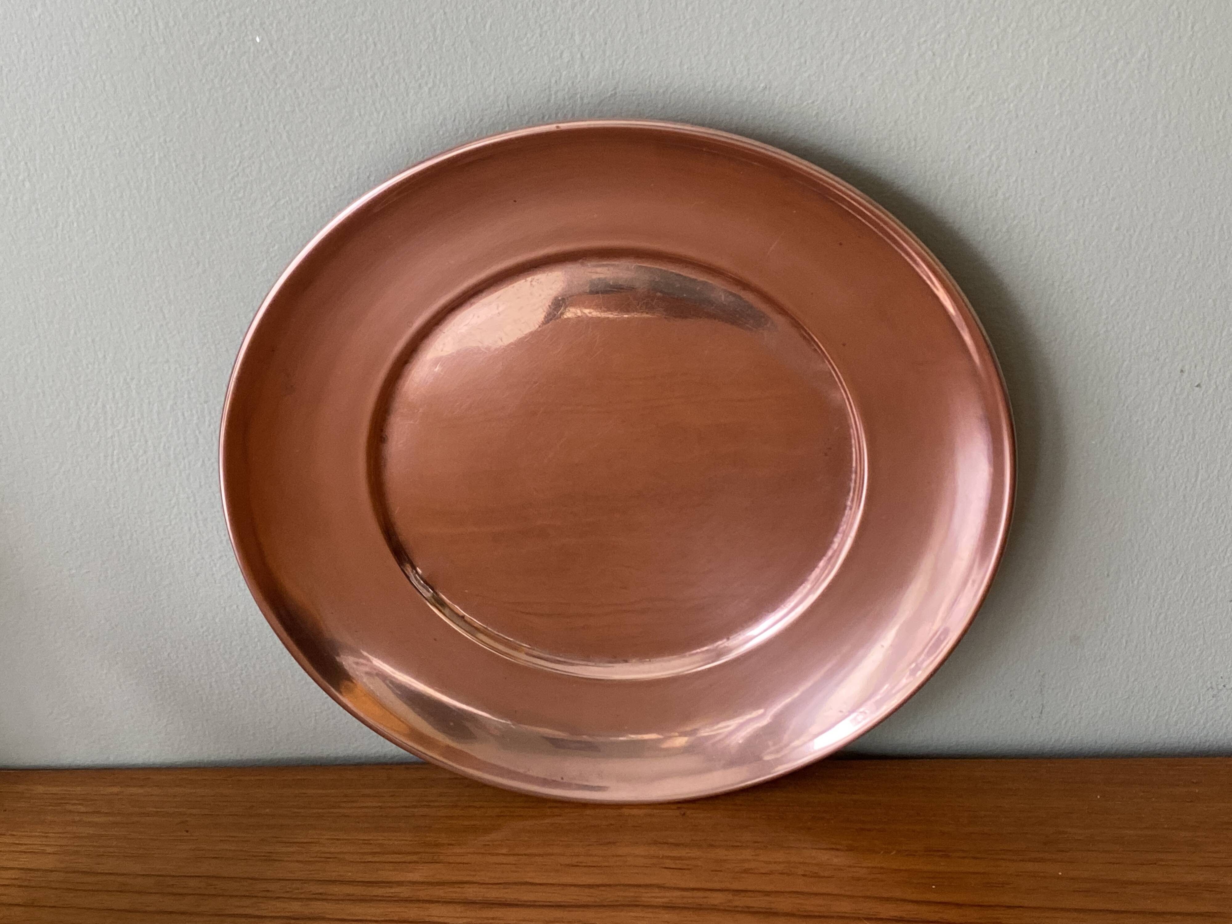 Copper dish / plate
