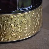 Large ornamental punch bowl/Art Deco pot Amethyst August Walther