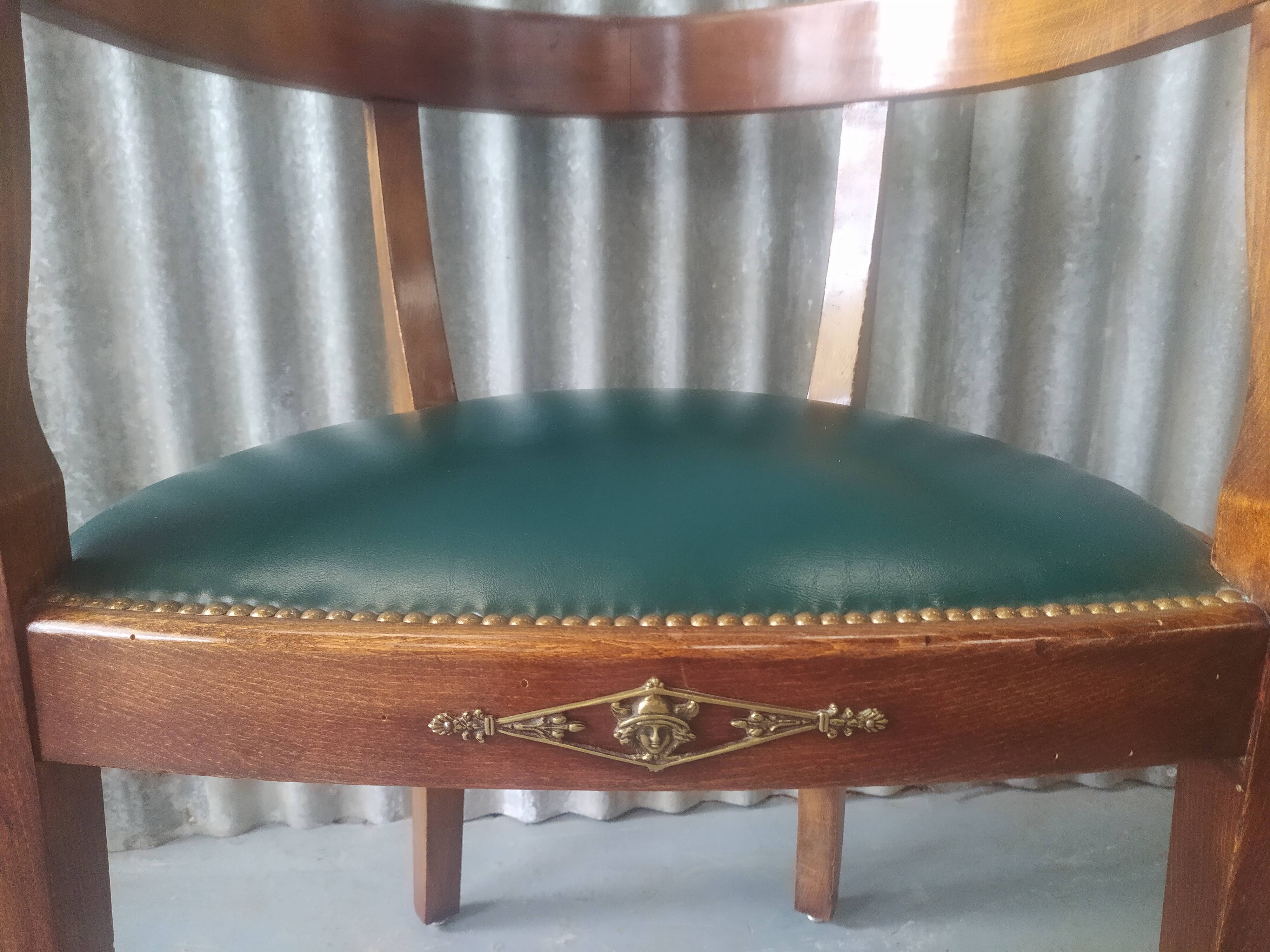 Office and his empire chair back from Egypt