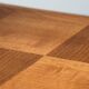 Tables gigognes gigognes du milieu du siècle avec parquet en chêne, France des années 1950