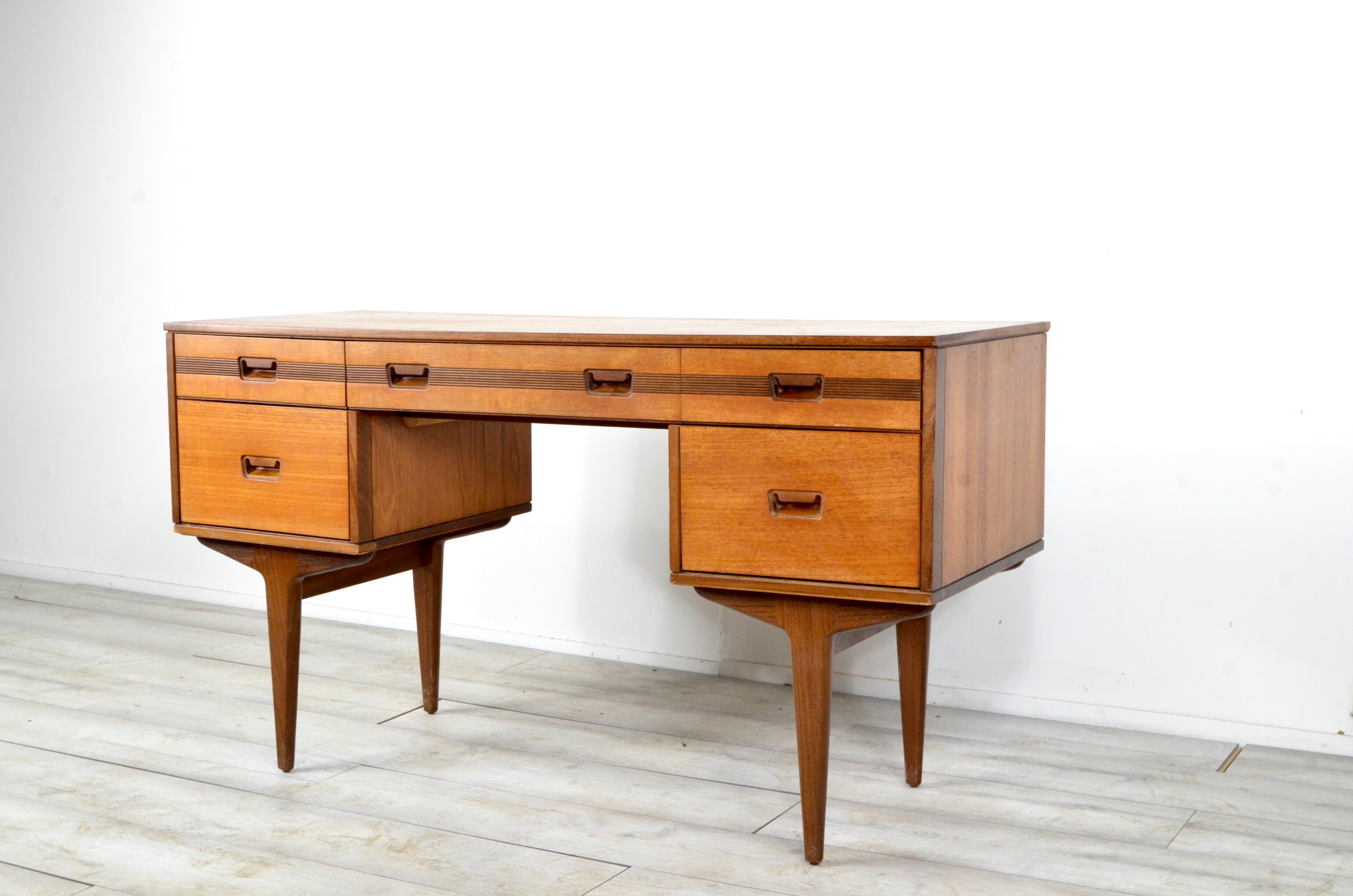 Midcentury 'Butilux' Teak Desk. Delivery. Modern / Vintage / Danish Style.