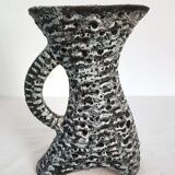 Vintage Fat Lava Ceramic Vase