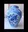 Japanese Edo ble and white vase