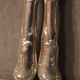 Cutting service knife handles silver Minerve style Rocaille Louis XV