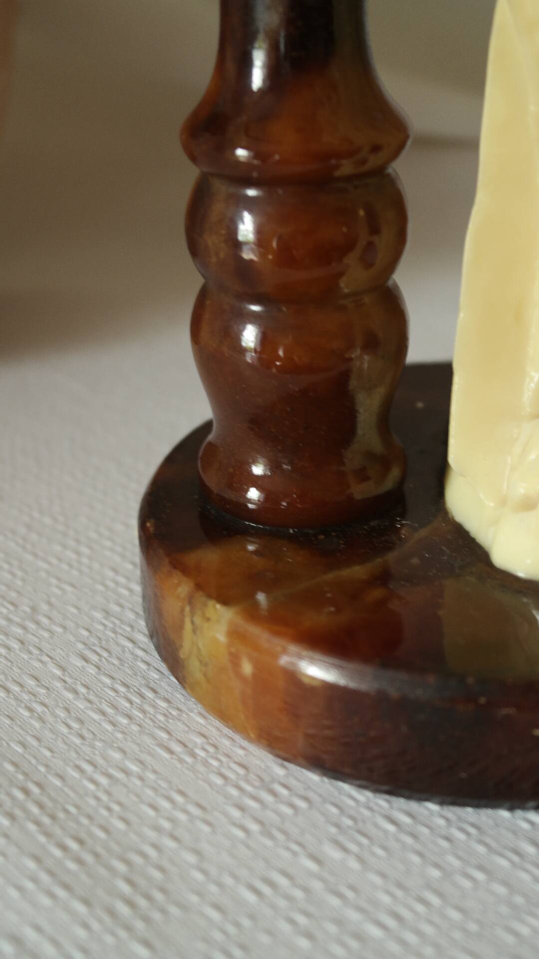 Vintage onyx birds bedside lamp