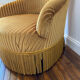 Ochre toad armchair
