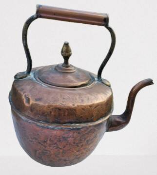 Bouilloire en cuivre. XIXème