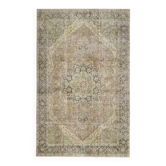 Tapis vintage turc Oushak fait main en laine et coton, années 1970