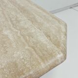Travertine coffee table
