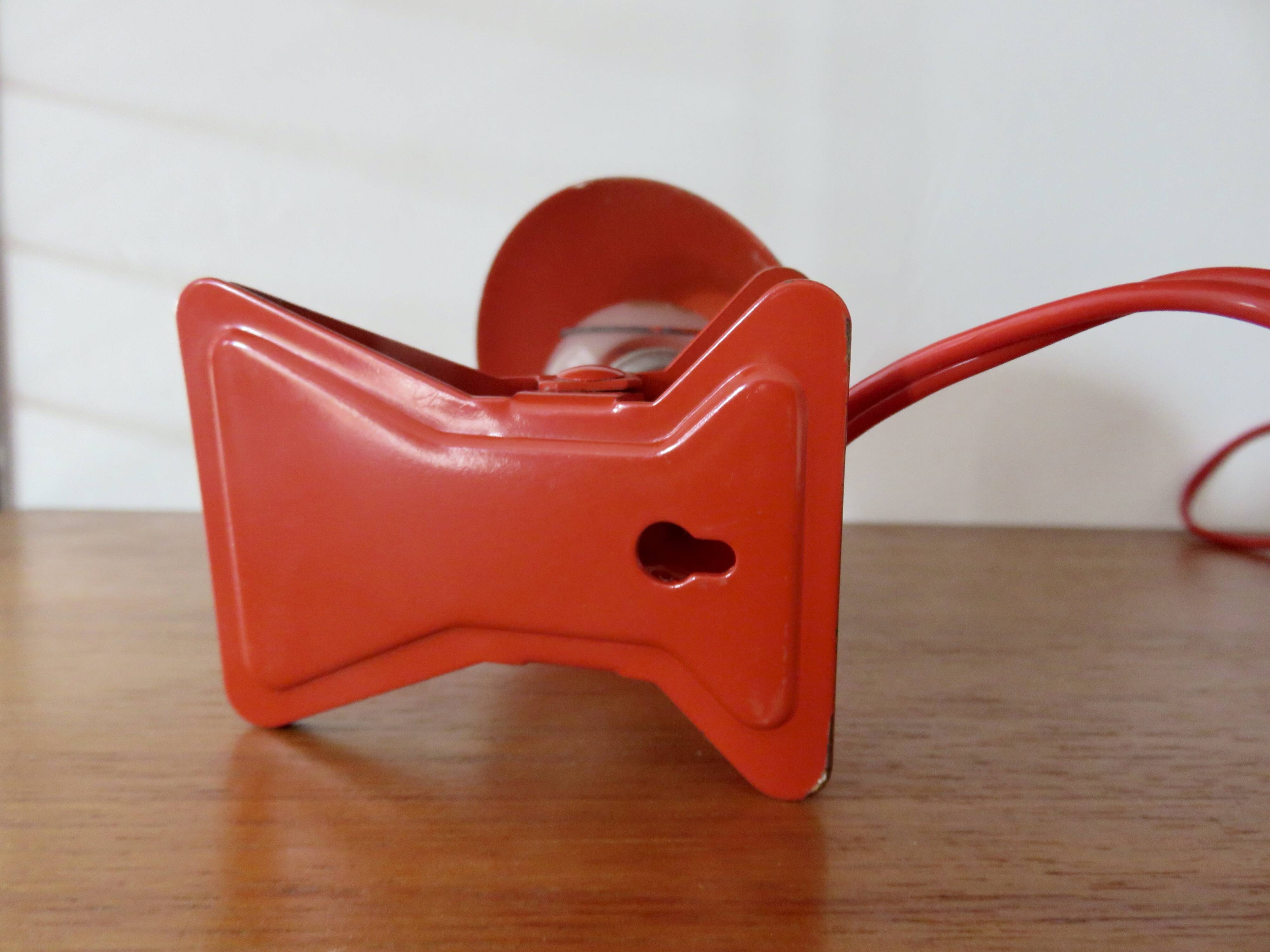 Lampe champignon à pince années 50 60