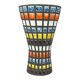 Vase Diabolo M44 décor « Pyjama » Roger Capron