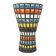 Vase Diabolo M44 décor « Pyjama » Roger Capron