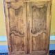 Armoire ancienne française en noyer massif – style Louis XV, fin XIXe siècle
