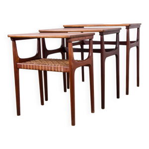 Série de trois tables - gigognes danoise