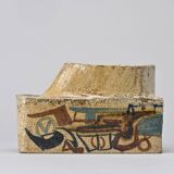 Fireclay vase by Les Argonautes, France 1960