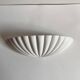 Shell-shaped ceramic wall light Italian