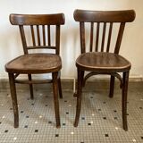 Set of two bistro chairs