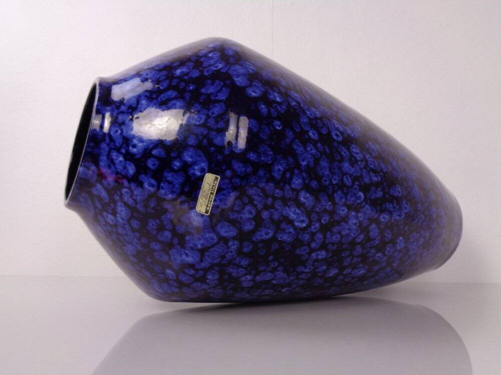 Large Pop Art Model 540-48 Vase in Glazed Ceramic from Scheurich, 1970s