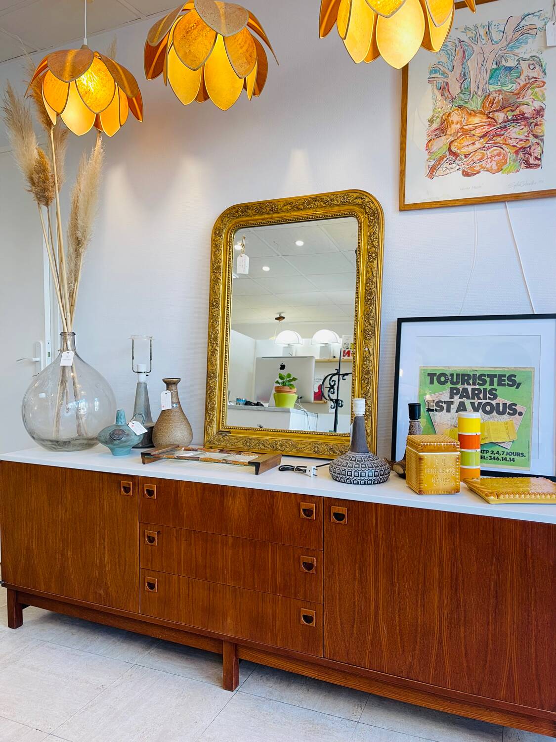 Teak sideboard by André Monpoix – circa 1960