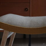 Former Ottoman, 1950s wool foot rest