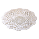 Pressed glass plate in the Pineapple style by Smith Glass, 30cm