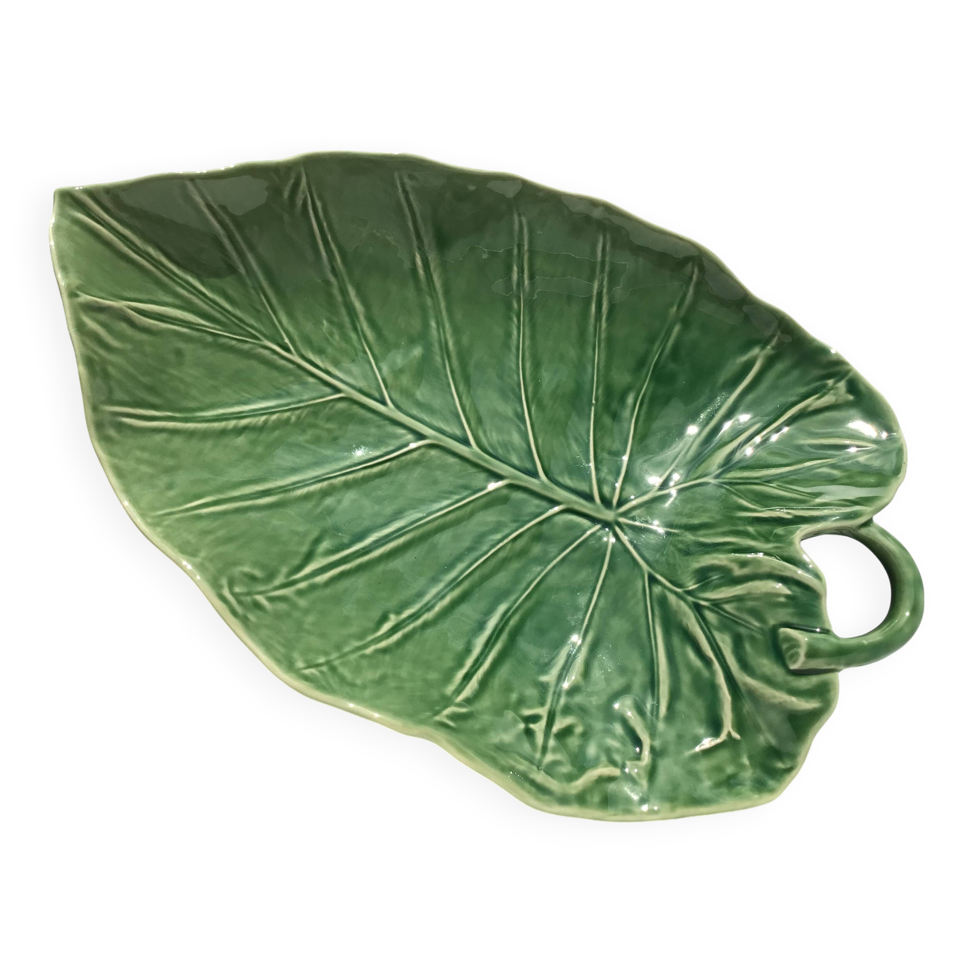Exotic leaf fruit bowl