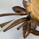 Golden leaf wall light 1970